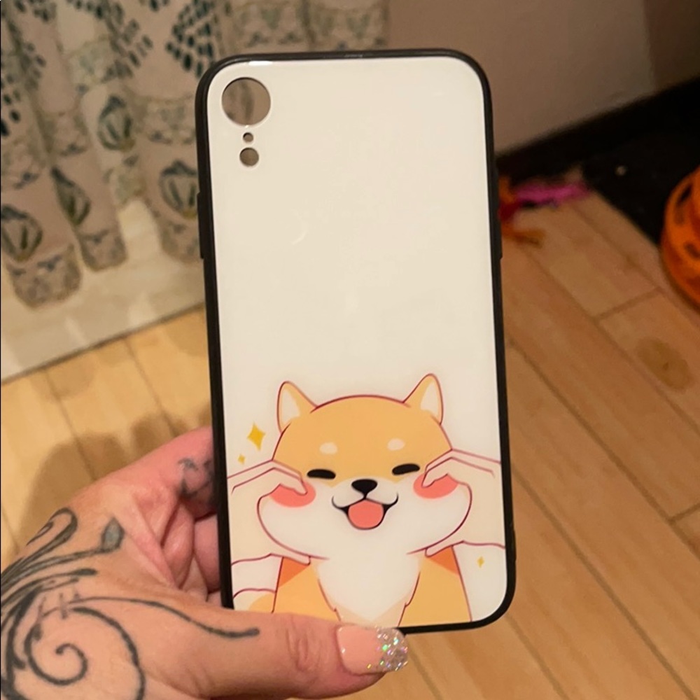 Phone XR Cute Dog Cat Case